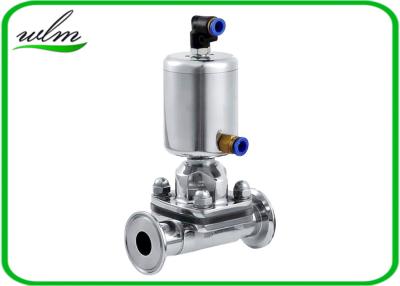 China Fast Assembly Sanitary Diaphragm Valve , Straight Through SS Diaphragm Type Valve for sale
