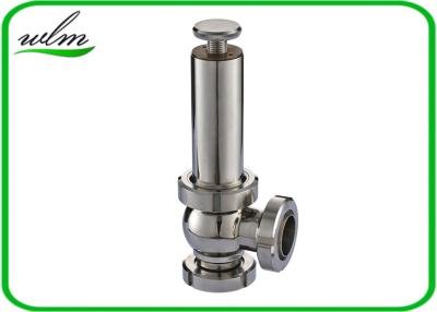 China Engranaje manual higiénico accionado, conexión de la válvula de descarga de presión del alto saneamiento de la unión en venta