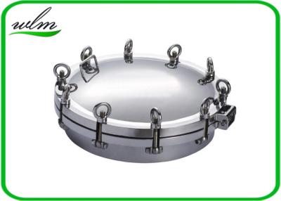 China Metal Stainless Steel Manhole Cover / Tank Manhole Cover For Pressure Vessel for sale
