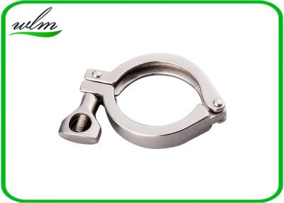 China Hygienic Heavy Duty Pipe Clamps DIN ISO 3A SMS Standard With Highly Sealing for sale