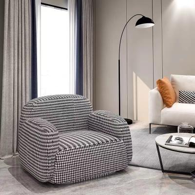 Chine Sofa en bois moderne de Sofa Single Light Luxury Solid de chambre d'hôtel de trellis à vendre