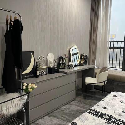 中国 石の版の現代構造のテーブルの引出しのホテルの寝室が付いている贅沢な化粧台 販売のため