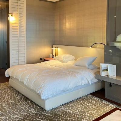 Chine Le Roi Size Solid Ash Bed Customized de meubles de chambre à coucher d'hôtel de luxe à vendre