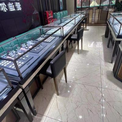 China Anti Rust Luxury Display Cabinets Hardware Mall High End Display Cabinets for sale