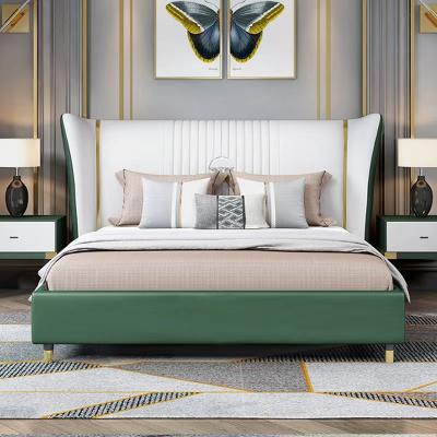 Cina letto di cuoio di legno solido Bentley Hotel Bedroom dell'albergo di lusso della mobilia cinque stelle della camera da letto in vendita