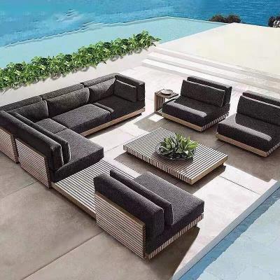 Chine Piscine extérieure Sofa Bed Lounge Chairs Sofa bronzant Ledge Cushions Chaise à vendre