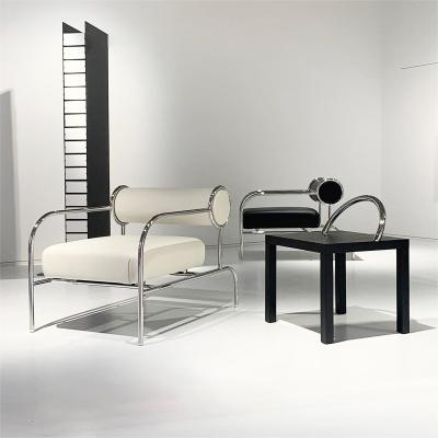 Китай Modern Chair Medieval Minimalist Leisure Chair Stainless Steel Frame продается