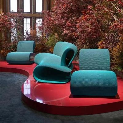 China Modern Creative Hotel Lobby Furniture Reception Terrace Sofa And Chair Set for sale