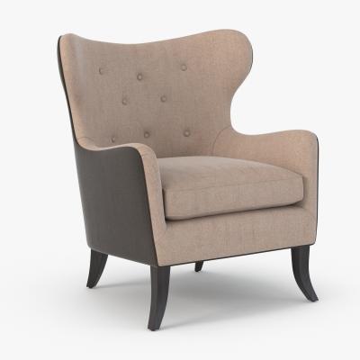 Китай Modern Hotel Room Fabric Chair With Wood Frame 40cm Seat Height продается