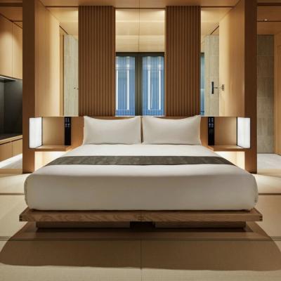 China Modern Interior Star Hotel Logs Custom Solid Wood Furniture Te koop