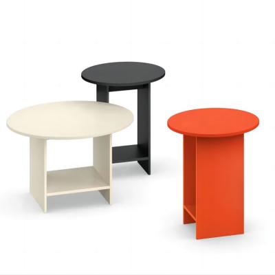 China Durable Black Plywood Side Tables For High End Hotel Lounge Te koop