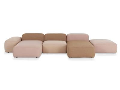 China Customized Modular Plus Fabric Sofa With Removable Cover For Hotel Lounge for sale