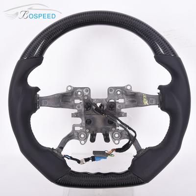 China Smooth Customization Defender Leather Steering Wheel Land Rover Real Carbon Fiber for sale