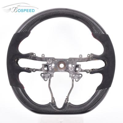 China ODM Black RGB Honda Carbon Fiber Steering Wheel Leather Sports New for sale