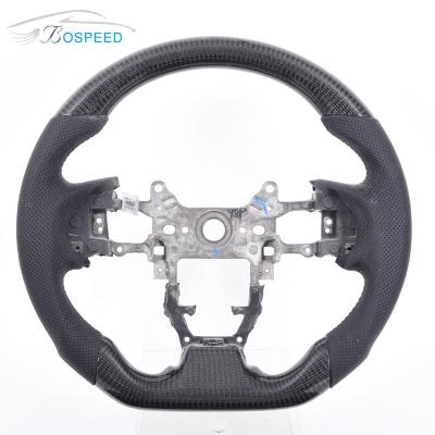 China CRZ Fashion Honda Carbon Fiber Steering Wheel Matte Perforated Leather for sale