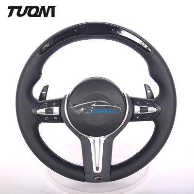 China Leather Bmw F10 F30 F32 F82 Steering Wheel 350mm With LED Display Upgrade for sale