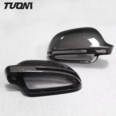 China Genuine Carbon Fiber Mirror Cover For Audi A3 A4 B8.5 A5 S5 RS5 RS3 RS4 for sale