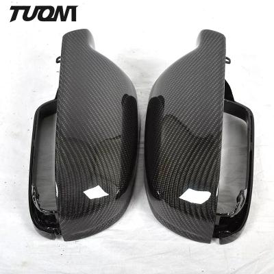 China Replacement Carbon Fiber Mirror Cover For Audi Safe Reversing for sale