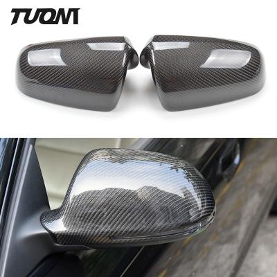 China Twill Weaven Carbon Fiber Mirror Cover Caps Audi A4 B9 S-Line S4 A5 S5 RS5 2 4 Door Replacement for sale