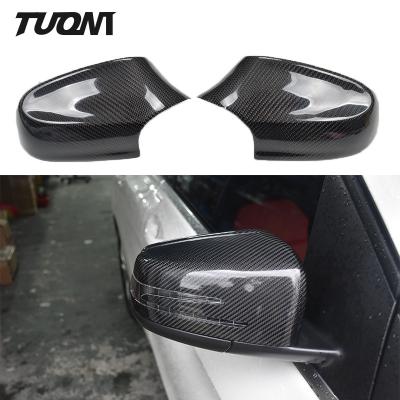 China Mercedes Benz Carbon Fiber Mirror Cover Side Rear View Mirror Trim Protect Covers for sale