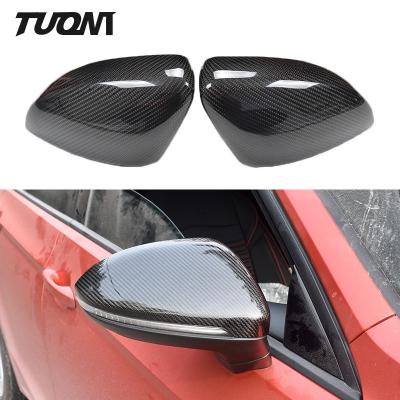 China Side Rear View Carbon Fiber Mirror Cover Pattern Cap For Volkswagen Golf 7 for sale