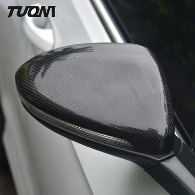 China Right Carbon Fiber Side Mirror Cover Volkswagen Scirocco Passat Beetle CC Replacement for sale