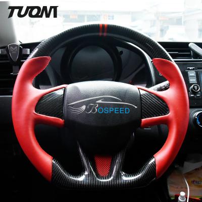 China Honda High Durable Carbon Fiber Steering Wheel Customizable for sale