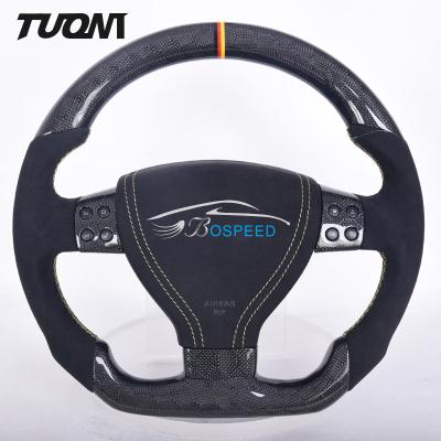 China LED Carbon Fiber Steering Wheel For Volkswagen 1 Year Warranty for sale