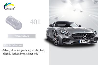 China Odorless Durable Metallic Vehicle Paint , Mildew Resistant Silver Car Body Paint for sale