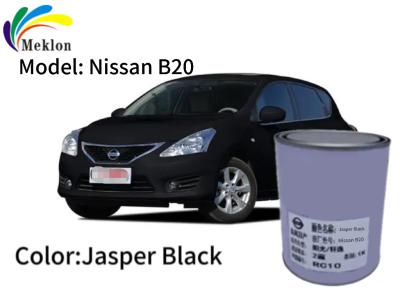 China Nissan Multiscene Duurzame Jasper Zwarte Auto Verf Waterdicht Auto Kleur Match Spray Verf Te koop