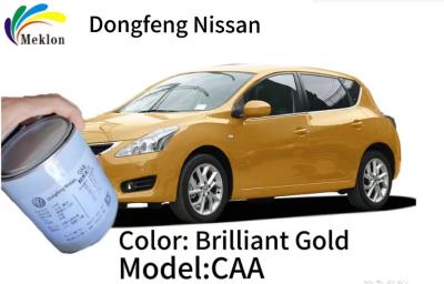 China Brilliant Gold Refinish Car Paint Repair UV Resistant Weatherproof for sale