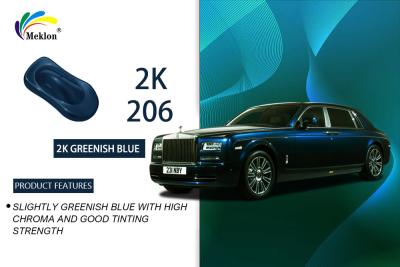 China Pintura para automóviles de color azul verdoso y brillante en venta