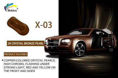 China 1K Bronze Car Pearl Paint Mildewproof Practical Acid Resistant for sale