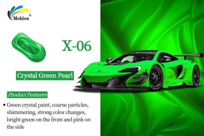 China 1K Crystal Green Pearl Paints Excellent Performance Auto Refinish Car Body Paint for sale