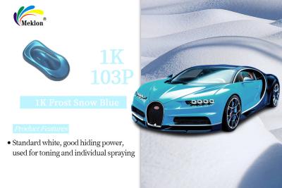 Chine 1K neige glacée bleu brillant couleurs acryliques solides Peinture automobile pour réparation de carrosserie de voiture d'occasion à vendre