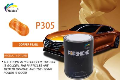 China Pintura para automóviles de cobre no tóxico Perla resistente a la intemperie Anti-UV acabado brillante en venta