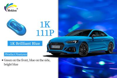 China 1K Brilliant Blue car body coating Car Paint Rust-Proof Quick-Drying 1K Metallic Paint for sale