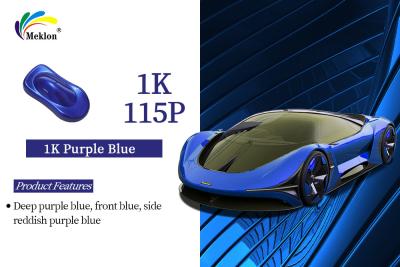 China Anti-Fade High Gloss 1K Purple Blue Metallic Base Coat Color Auto Paint for sale