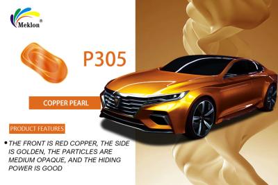 China 1K Copper Pearl Car Paint Glossy Finish Chemical Resistant Stable for sale