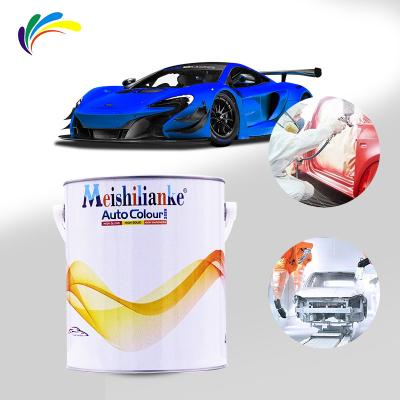 China Nontoxic Anti UV Metallic Car Paint , Stable Automotive Base Coat Spray Paint for sale