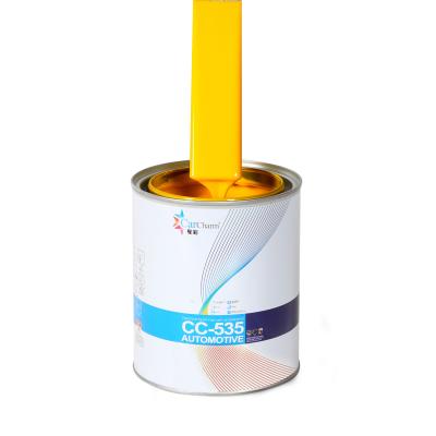 China IS09001 Automotive Base Coat Paint medium yellow Touch Up Rust Oleum Strong Adhesion Te koop
