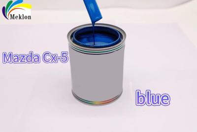 China Meklon SKYACTIV Refinar pintura de automóviles azul Auto Revestimiento de lujo y deportividad para CX-5 en venta
