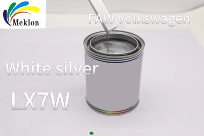 China FAW Volkswagen Silver LX7W Refinish Car Paint Environmental Protection High Reducibility for sale
