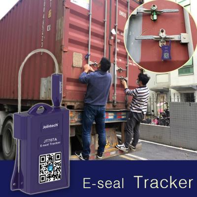 China JT707A Vehicle Nylon Fiber GPS Lock Container Asset Location Tracking Software for sale