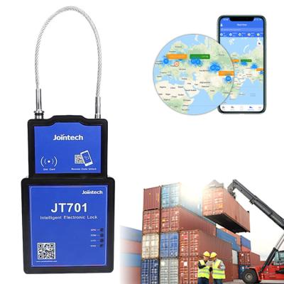 China JT701 Electronic Container GPS Tracking Padlock Seal Device Truck Smart Tracker for sale