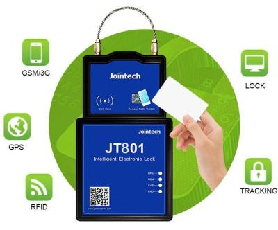 Китай Intelligent Electronic Lock JT801 Seal Cable Support 9.23KN Vertical Tensile Force GPS Smart Lock продается