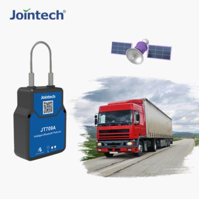 China JT709A Smart Logistics GPS Tracking Padlock With Tracking Platform For Truck for sale
