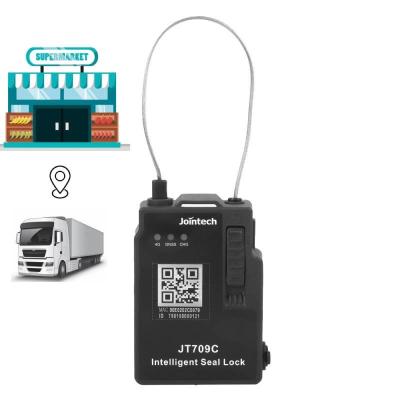 China 4G Cargo Container Lock Tracking Theft Alarm Supermarket Transportation City Distribution for sale
