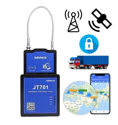 China Jointech 4G Intelligent GPS Tracking Padlock Cargo Container Electronic Navigation Seal for sale