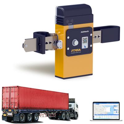 中国 Jointech JT705A GPS Tracking Padlock High Security Anti Thief For Van Container 販売のため